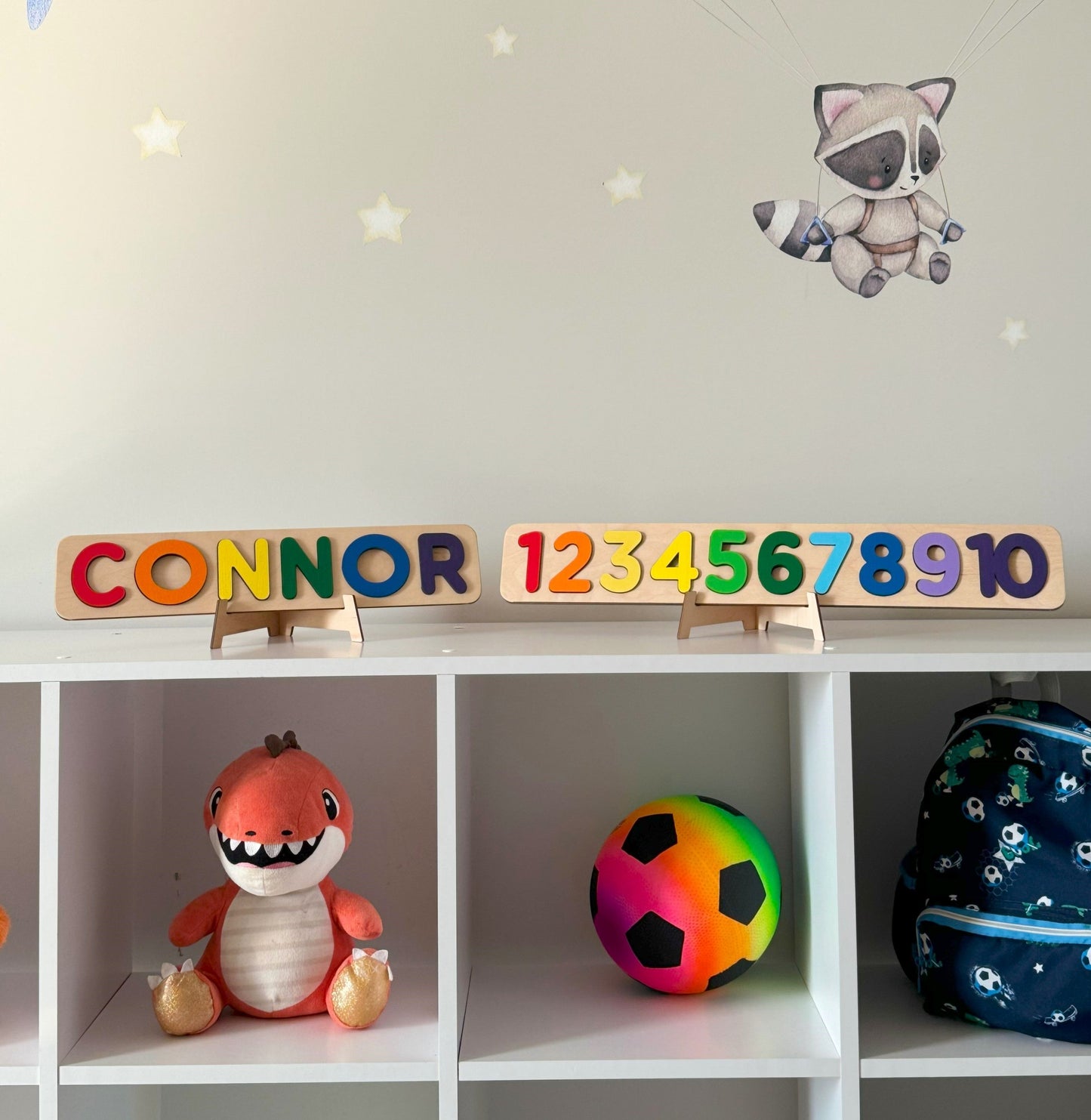 SPECIAL OFFER-Wooden Name Puzzle with FREE Wooden Numbers Puzzle