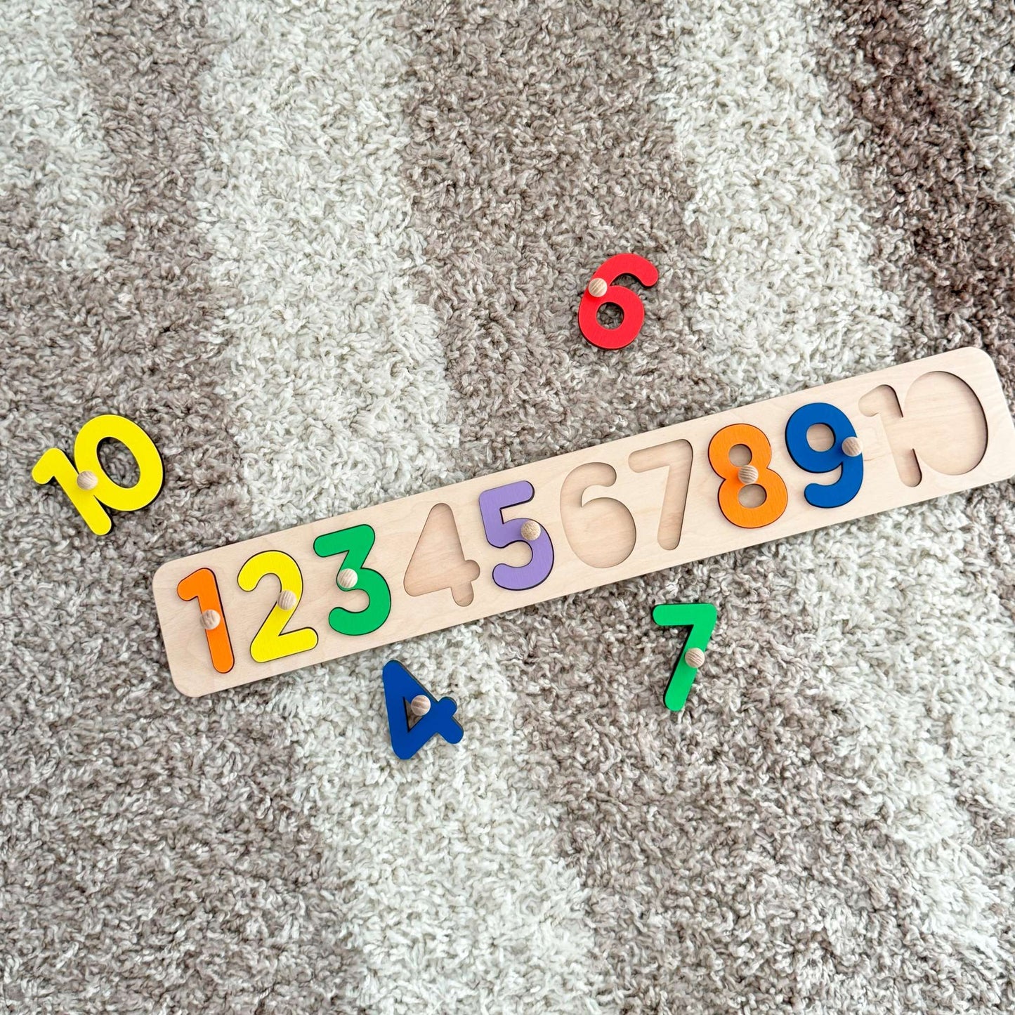 SPECIAL OFFER-Wooden Name Puzzle with FREE Wooden Numbers Puzzle