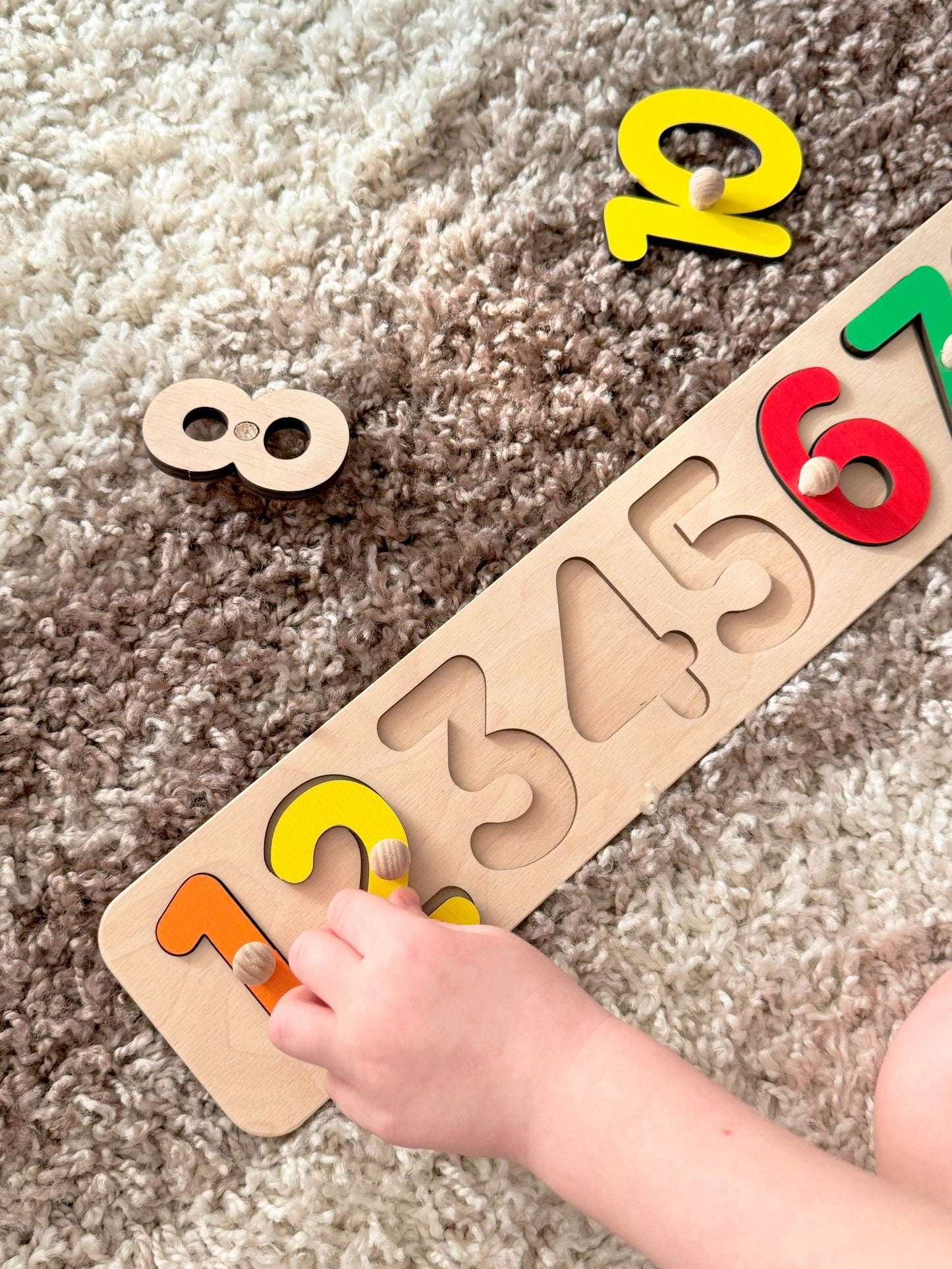 SPECIAL OFFER-Wooden Name Puzzle with FREE Wooden Numbers Puzzle
