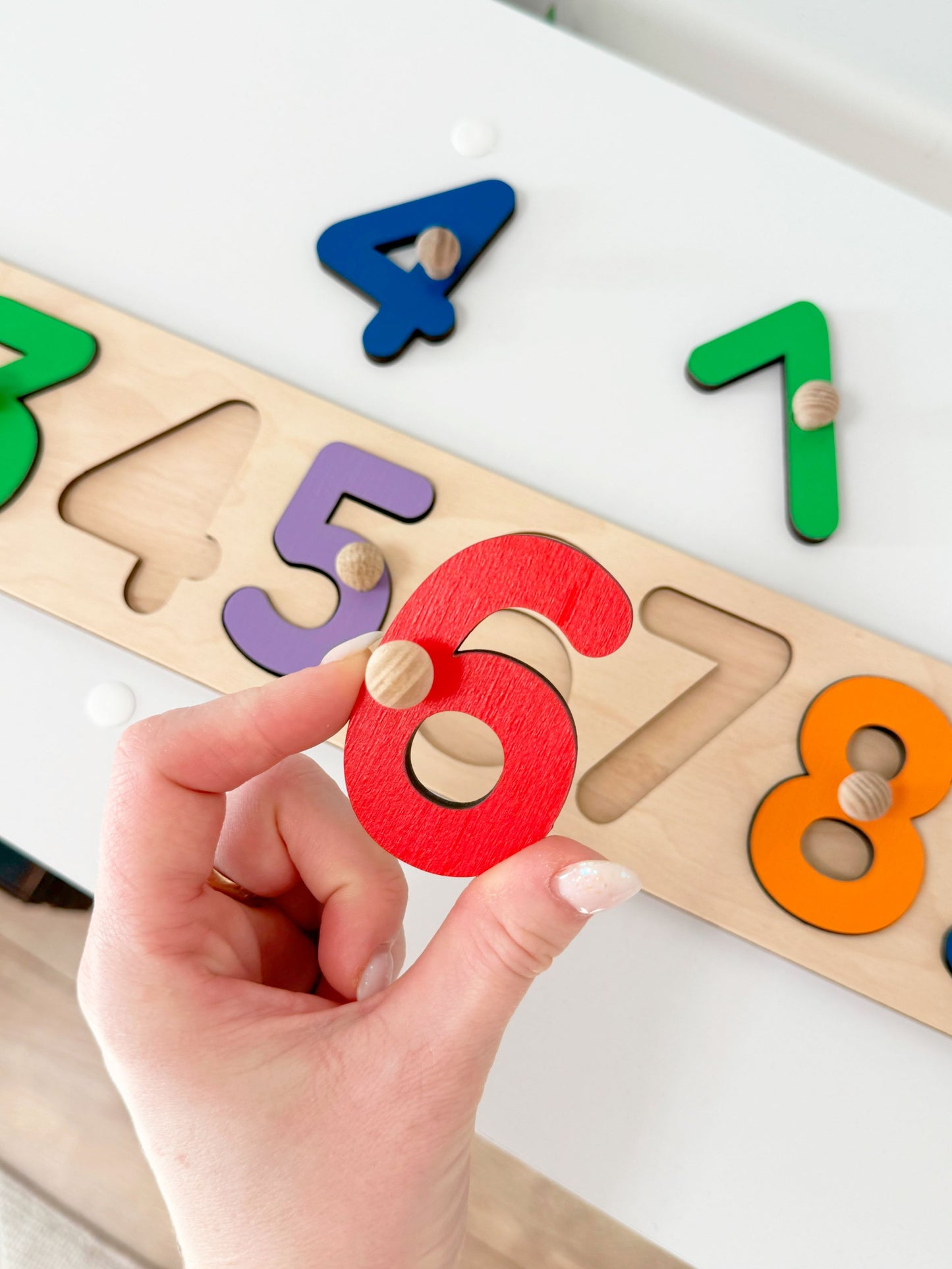 SPECIAL OFFER-Wooden Name Puzzle with FREE Wooden Numbers Puzzle