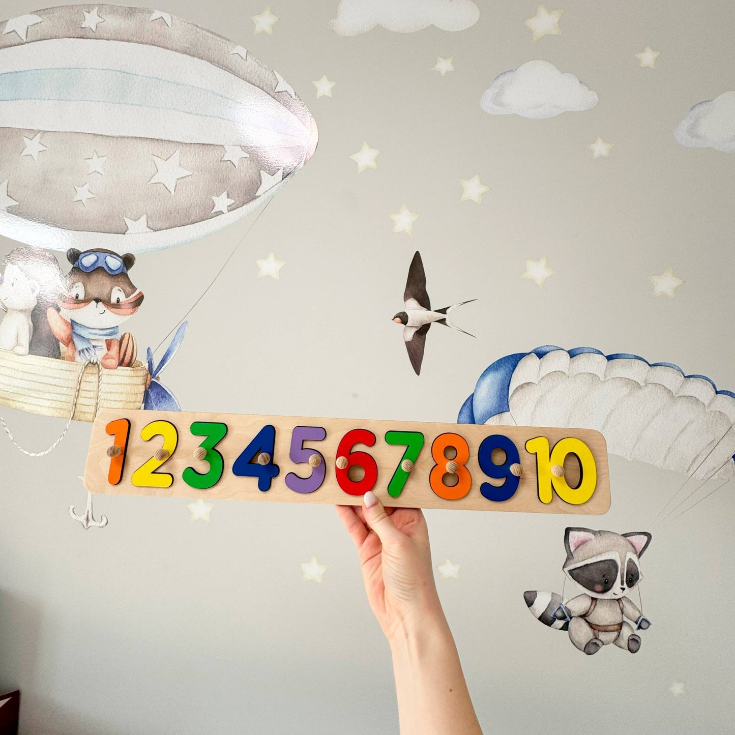 SPECIAL OFFER-Wooden Name Puzzle with FREE Wooden Numbers Puzzle