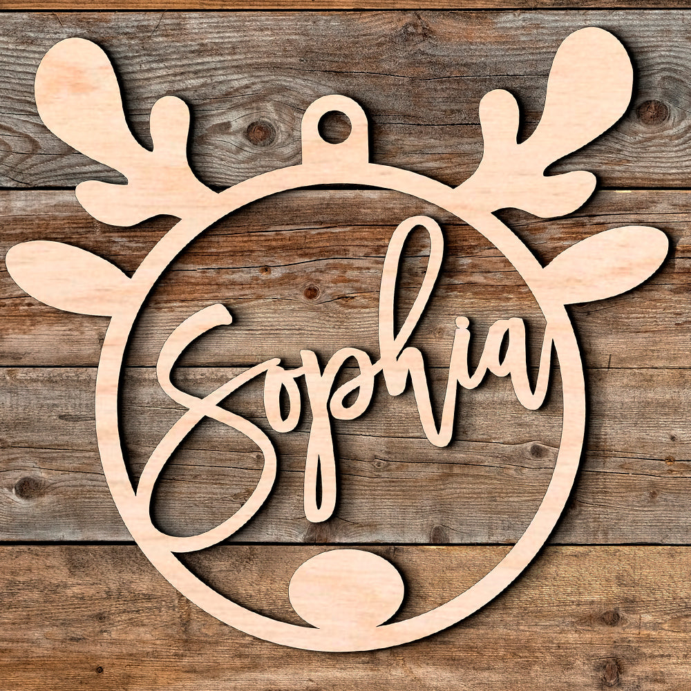 Personalized Wooden Christmas Ornaments