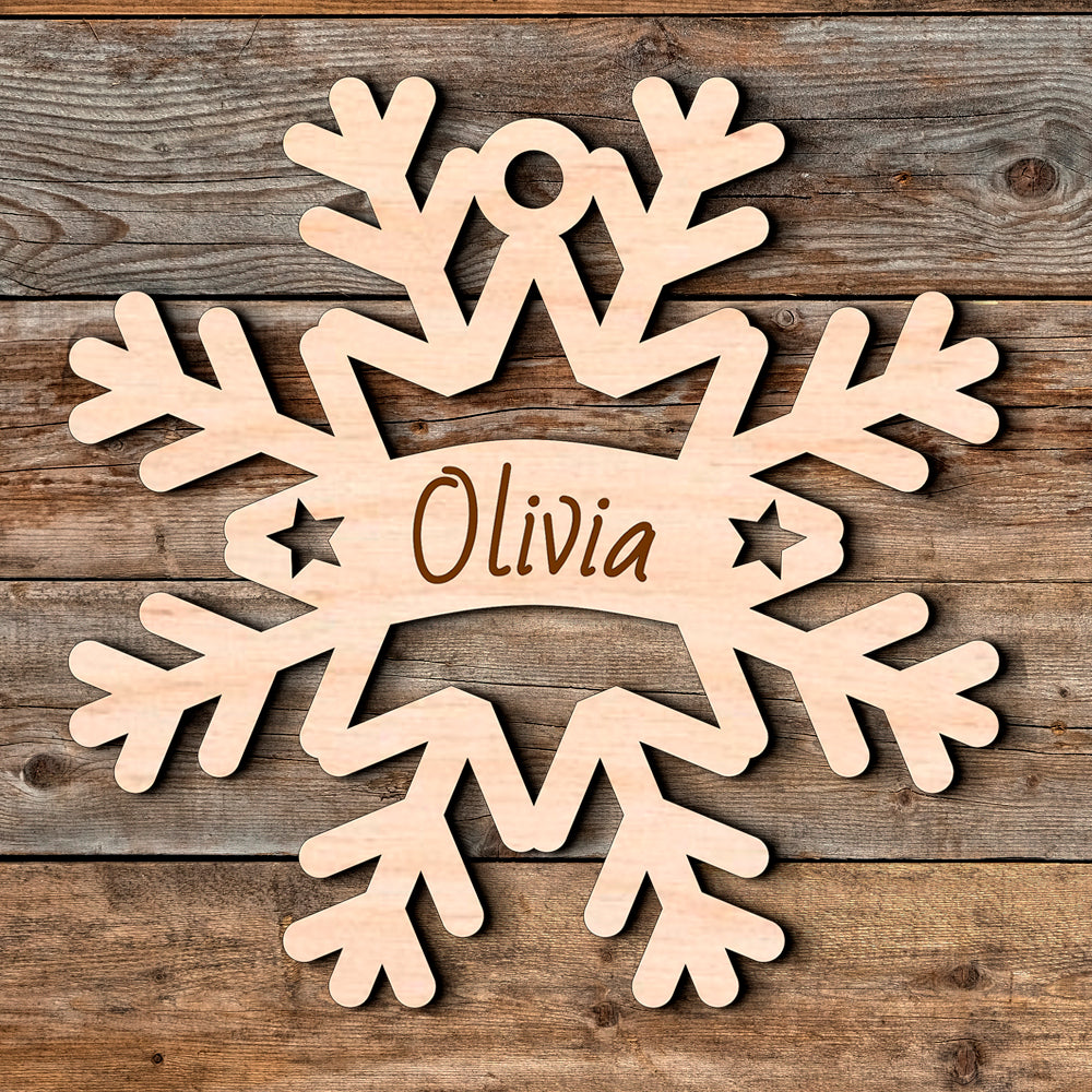 Personalized Wooden Christmas Ornaments